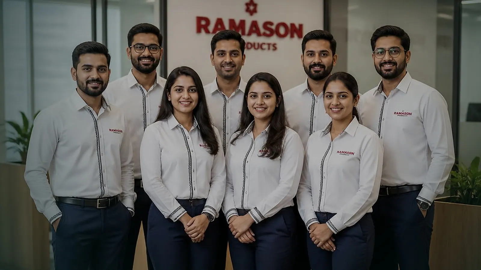 The Ramason Products team at the Indore office